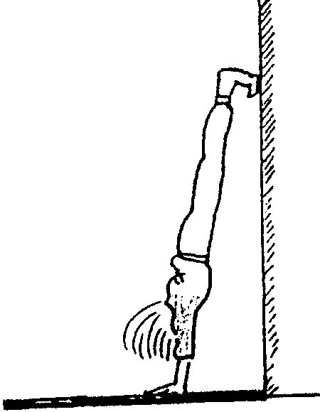 b) Wandhandstand